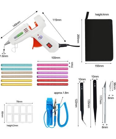 GoGoPanda 40W Electric Hot Melt Glue Gun Set | Professional DIY Crafts Repair Tool | 110V | Color Glue Stick4 Included - Buy Online on SooperMarket.com