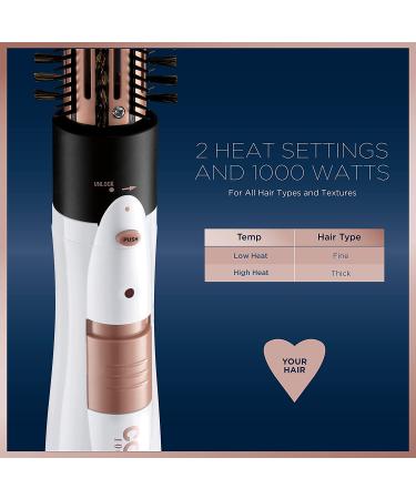 Conair Double Ceramic 3-in-1 Hot Air Brush for Effortless Styling - Buy Online on SooperMarket.com