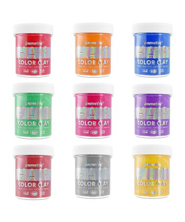 Immetee Hair Color Wax - Temporary Washable Hair Tint for Kids & Girls | Perfect for Christmas Parties & Cosplay - 100g Clay Yellow - Buy Online on SooperMarket.com