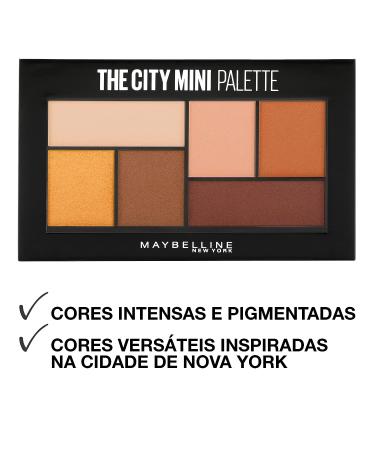 Maybelline New York The City Mini Eyeshadow Palette Hi-Rise Sunset 0.14 oz - Vibrant Shades for Eye Makeup - Buy Online on SooperMarket.com