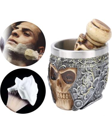 Premium Stainless Steel Shaving Brush & Men's Beard Shaving Set - Ideal for Home & Salon Use - Buy Online on SooperMarket.com
