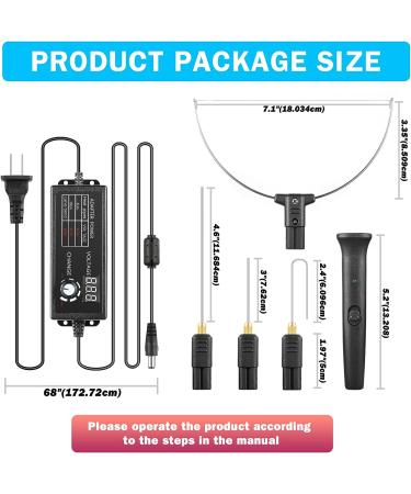 Aolloa 4 in 1 Hot Foam Cutter Set with Digital Voltage Controller | Electric Cutting Machine Pen Kit for Polyethylene Styrofoam Carving - Buy Online on SooperMarket.com