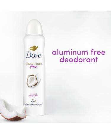 Dove 0% Aluminum Deodorant Spray Coconut & Pink Jasmine For 48 Hour Protection Aluminum Free Deodorant 4 oz Jasmine 4 Fl Oz (Pack of 1) - Buy Online on SooperMarket.com