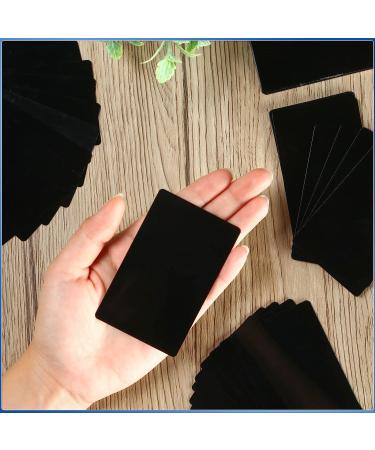 Marspark 300 Pieces Metal Engraving Blanks - Aluminum Business Card Blanks for CNC & Laser Engraving - 0.21mm Thickness - DIY Cards - Black - Buy Online on SooperMarket.com