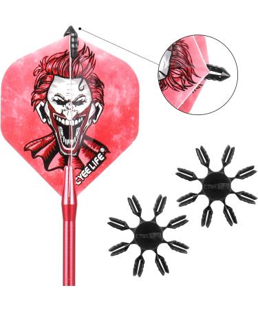 CyeeLife Dart Accessories Set - Flights, Shafts, Sharpener & Tools Kit - Buy Online on SooperMarket.com