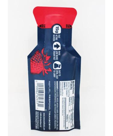Transcend 15g Glucose Gels - 12 Pouch Bulk Pack | Energy Boost for Diabetics - Buy Online on SooperMarket.com