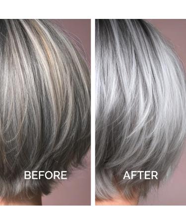 Just Nutritive Purple Toning Shampoo for Blonde Gray & Bleached Hair - Eliminate Brassiness Boost Shine & Hydrate | Sulfate & Paraben-Free - 8 oz - Buy Online on SooperMarket.com