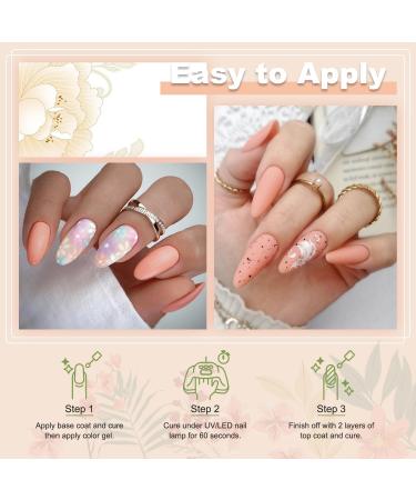 Lavender Violets 15ml Gel Nail Polish Skin Pink | UV LED Soak Off | Nail Lamp Curing Manicure Pedicure | Gentle & Larger Content | Anna A0165 - Buy Online on SooperMarket.com
