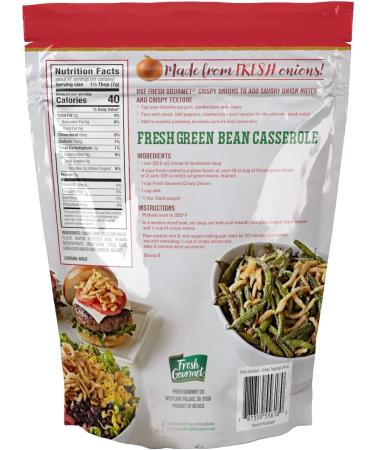 Crispy Onions 24oz Resealable Bag - Premium Quality Crunchy Toppings - Buy Online on SooperMarket.com