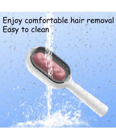 Universal Cat Brush for Long & Short Haired Cats - Cats Ridge Water Brush & Hair Remover | Rosa - Buy Online on SooperMarket.com