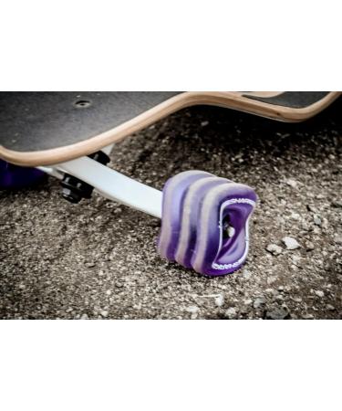 Shark Wheel 72mm 78a Longboard Cruising Wheels DNA Formula - Purple (Set of 4) - Buy Online on SooperMarket.com