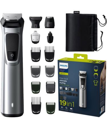 Philips Series 7000 All-in-One Hair Schneider 19-in-1-Multigroom a device ultimate styling for face hair and body 11 length settings (0.5 16 mm) model MG7736/25 old MG7736/25