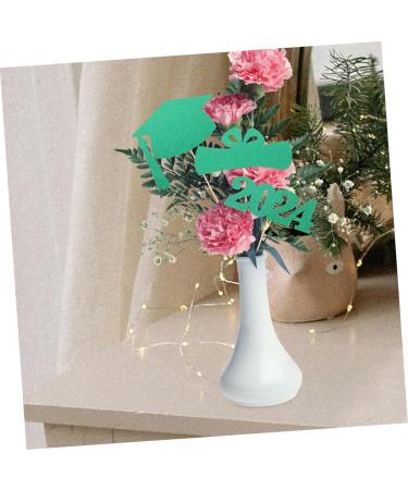 Lurrose 2023 Graduation Vase Picks 9pcs Party Decorations Desktop Paper Party Supplies Decorative Vase Decor - Buy Online on SooperMarket.com