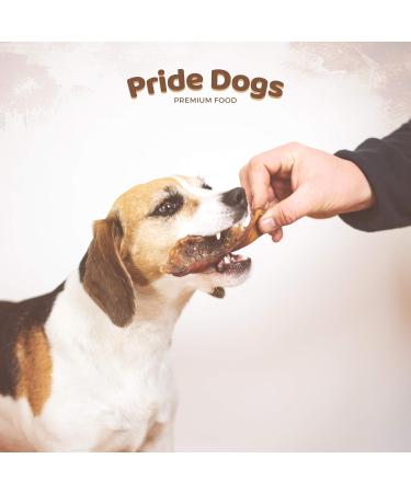 Prideedogs Beef Head Skin 500g - Premium All-Natural Dog Chew Snack | 100% German Beef | Odor-Neutral Packaging for Puppies & Older Dogs - Buy Online on SooperMarket.com