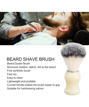 Premium Shaving & Hairdresser Dust Brush - Easy Clean Curved Handle Portable | Ideal for Home Salons - Buy Online on SooperMarket.com