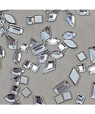 100pcs Quality Nails Art Decorative Accessories Rhinestones Nail Craft Decortaion Easy Installation And Removal AB Nail Rhinestones - Buy Online on SooperMarket.com