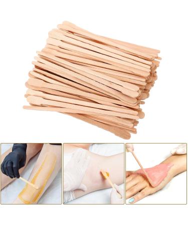 100 Pieces Wood Wax Sticks for Eyebrow & Body Hair Removal - Smooth Skin Solution for Salons - Buy Online on SooperMarket.com