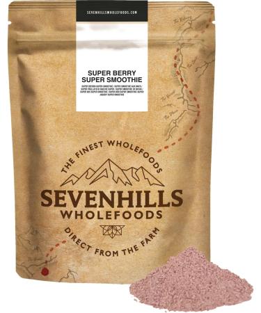 Sevenhills Wholefoods Super Berry Smoothie Powder Blend with Baobab, Chicory Root, and Beetroot 400g - Organic Superfood Blend with Blueberry, Carrot, Lucuma & Strawberry Powder - Beetroot 400g (1 Pack) - Buy Online on SooperMarket.com
