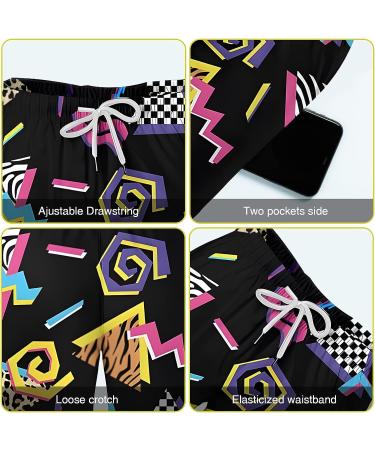 Arssm Men's Vintage 2-Piece Shirts and Shorts Set for Retro Summer Party - Black, X-Large - Buy Online on SooperMarket.com