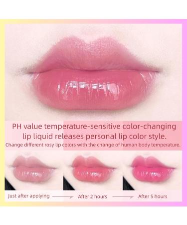 Tongyend Lip Balm Strawberry Tinted Lip Balm Color Changing Lipstick Lip Oil Lipgloss Lip Tint Lipsticks For Women Long Lasting Moisturizing Waterproof Lip Glossier Lip Care - Buy Online on SooperMarket.com