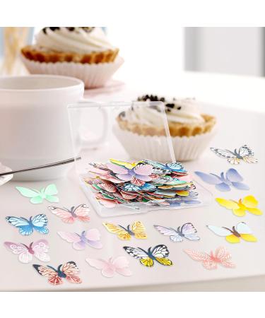 Shop Alegre Edible Butterflies 72 Decorative Cake & Muffin Toppers for Birthdays & Weddings - Buy Online on SooperMarket.com