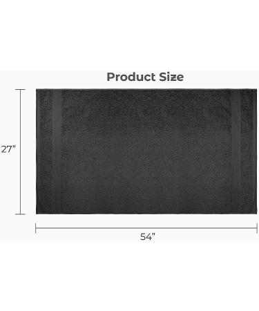 Softolle 100% Cotton Luxury Bath Towels - Set of 4 - 600 GSM, Grey, 27 x 54 inches - Buy Online on SooperMarket.com