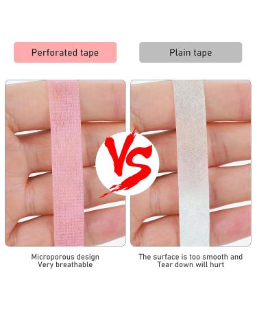 Sibba 6 Roll Eyelash Tape for Extension - Breathable Micropores Fabric for Under Eye Bands - Pink Lash Extension Tools - Buy Online on SooperMarket.com