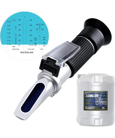 Frost Protection Refractometer | 4-in-1 Coolant & Battery Acid Tester | Check Freezing Points -50 C - Buy Online on SooperMarket.com