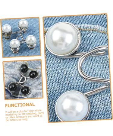 Button Hook Helper 4Pcs Nail- Buttons Portable Waist Buttons Waist Extender Button Waist Adjusting Clamp Thin Waist Buttons Durable Jeans Buckles Jean Buttons Pin Fashion Jean Buttons(2.5x0.8cm) - Buy Online on SooperMarket.com