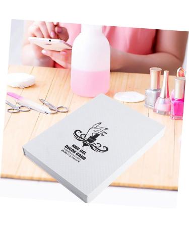 minkissy 216 Nail Color Card Nail Polish Card Nail Color Book Display Card White Manicure medium White - Buy Online on SooperMarket.com