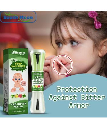 Anti Nail Biting Polish Double Head Stop and Grow Nail Biting Stop Nail Biting Nail Biting Prevention for adults anti nail biting polish Clear Nail Varnish Stop Biting Nails Nail Biter Stopper - Buy Online on SooperMarket.com