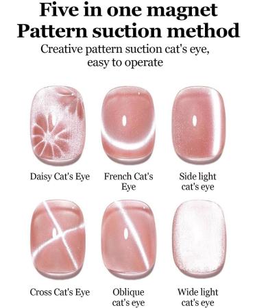 Virtcooy Cat Eye Magnet Tool | Magnetic Nails Polish Wand - Nail Design Tools Professional Cat Eye Stick for Salon Manicure Black - Buy Online on SooperMarket.com