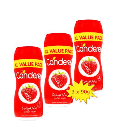 Canderel Granular Low Calorie Sweetener 90g Triplepack (3 x 90g)