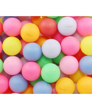 Assorted Color 50 Pack Beer Pong Balls - Washable Plastic Table Tennis Balls by TADICK - Buy Online on SooperMarket.com
