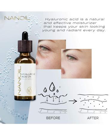 Hyaluronic Face Serum 50ml - Ultra-Hydrating Illuminating & Smoothing Formula | Shop Now for International Shipping - Buy Online on SooperMarket.com