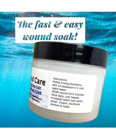 Urban ReLeaf Wound Care Sea Salt Botanical SOAK - Gentle & Effective Healing, Disinfectant, 100% Natural - Buy Online on SooperMarket.com