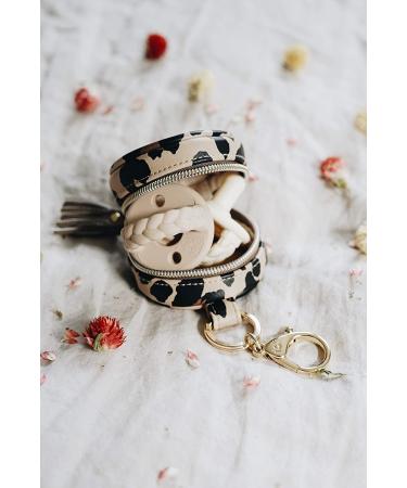 Itzy Ritzy Leopard Pacifier Case with Clip - Holds 2 Pacifiers, Easy Clasp Attachment - Buy Online on SooperMarket.com