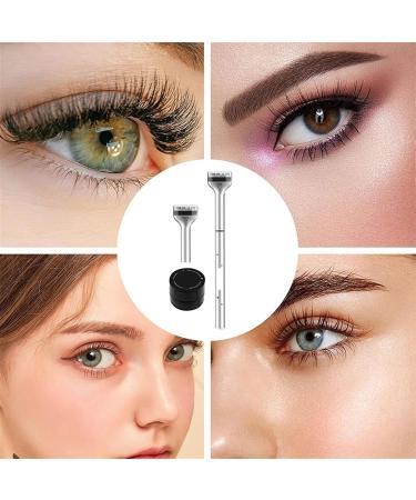 Lower Lash Stamp - Waterproof Eyelash Stamp Kit 2-in-1 Waterproof Sweatproof Eyeliner Quick Eye Makeup Tool Liquid Eye Liner Stamp Eyeliner Pencil for Bottom Lashes(Black set) - Buy Online on SooperMarket.com
