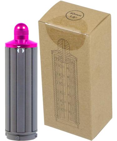 SPARES2GO 40mm 1.6 Inch x 135mm Barrel Compatible with Dyson Fits Airwrap Hair Styler (Nickel/Fuchsia) - Buy Online on SooperMarket.com