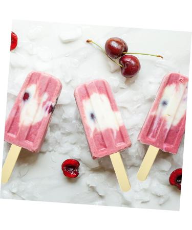STOBOK 20pcs Ice Cream Stick Silicone Molds Popsicle Sticks for Crafts Jumbo Lollipop Diy Mold Giant Cake As Shown 7X1CM - Buy Online on SooperMarket.com