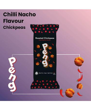 Peng Roasted Chickpeas Snack (6 x 30g) - High Protein Plant-Based Double Roasted Chickpeas (Variety) - Healthy Snack Option - Buy Online on SooperMarket.com