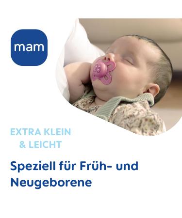 MAM Start Schnuller 2 Set for Newborns | Eco-Friendly Silicone Pacifiers with Box | 0-2 Months Snail/Fox Design | Sustainable Baby Care - Buy Online on SooperMarket.com