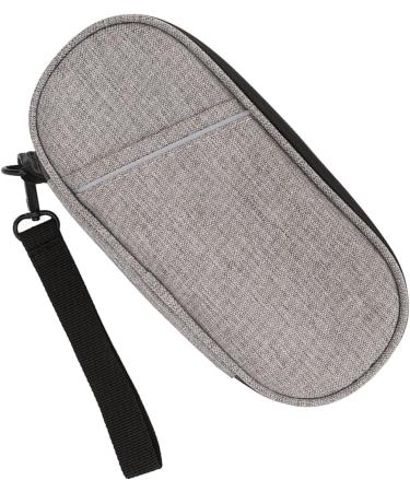 Insulin Cooler Bag - Aluminium Foil Insulation, Durable Zipper Design, Portable - Grey - Buy Online on SooperMarket.com