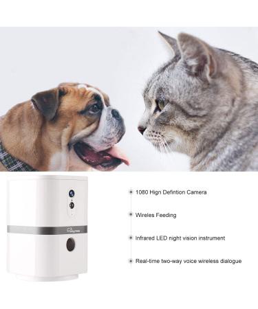 SKYMEE Petalk AI II: WiFi Dog Camera with Treat Dispenser, 180 PTZ, Night Vision - Alexa Compatible - Buy Online on SooperMarket.com