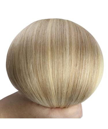 Buy Younsee 55cm Clip-In Real Hair Extensions - Blonde #16/25 120g 7PCs - Premium Remy Hair for Effortless Style - Buy Online on SooperMarket.com