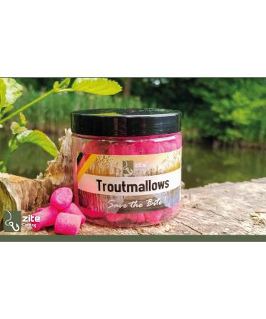 Zite Fishing Troutmallows - Premium Marshmallow Trout Bait - Intense Flavors & Vibrant Colors - 40g Can - Ideal for Combos with Natural Baits - Buy Online on SooperMarket.com