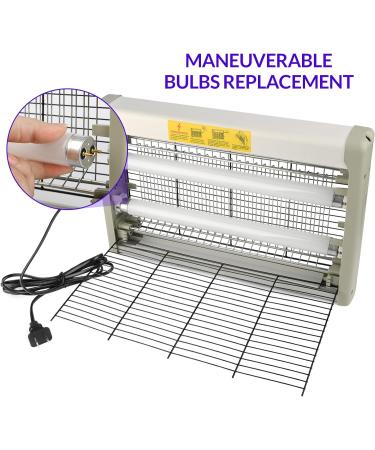 Buy 2-Pack 10W Replacement Lamps for Fly Destroyers & Mosquito Zappers - 20W Insect Killer Compatibility - Effective Mosquito Lamp Replacement - Buy Online on SooperMarket.com