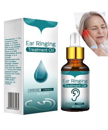 Tinnitus Ear Drops Ear Care Oil Tinnitus Ear Drops Ear Ringing Relieving Ear Ring Oil Tinnitus Relief Drops Natural Oil for Ear Sounds Ear Health Care
