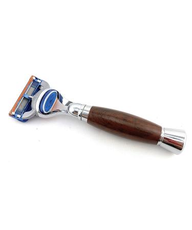 Buy G.B.S Men's Wet Shaving Set - Wood Razor Bowl Soap Brush & No. 84 Cologne | International Shipping Available - Buy Online on SooperMarket.com