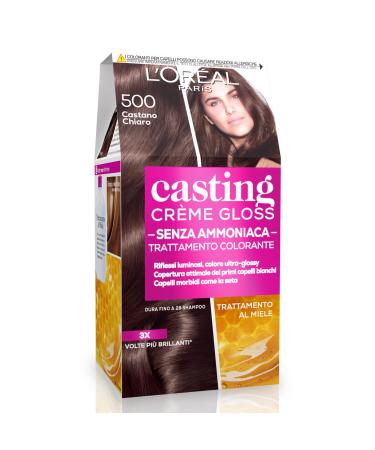 L'OREAL Casting 500 Light Brown Cream No Ammonia - Estrosa Hair Dye